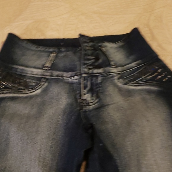 Designer fancy stretch jeans - Picture 4 of 8